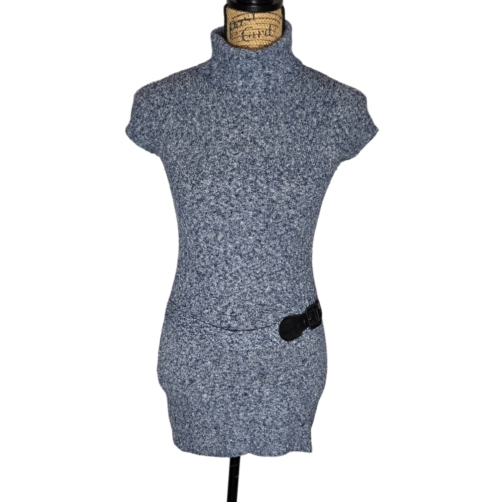 J.J Always Blue Grey Short Sleeves Sweater Dress
